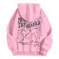 thumbnail image 6 of Fshinging Hoodie Sweatshirt For Women Letter Shark Print Long Sleeve Drawstring With Pockets Solid Color Fashion Clothes, 6 of 6