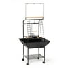 Prevue Pet Products Wrought Iron Cockatiel Parrot Playstand, Black
