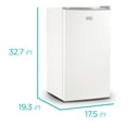 BLACK+DECKER Compact Refrigerator & Mini Fridge, 3.2 cu. ft. with