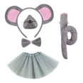 thumbnail image 4 of Disfraz de ratón para niños, diadema con orejas de ratón, accesorios para disfraz Estilo B, 4 of 9