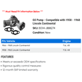 thumbnail image 2 of Pump - Compatible with 1958 - 1968 Lincoln Continental 1959 1960 1961 1962 1963 1964 1965 1966 1967, 2 of 2