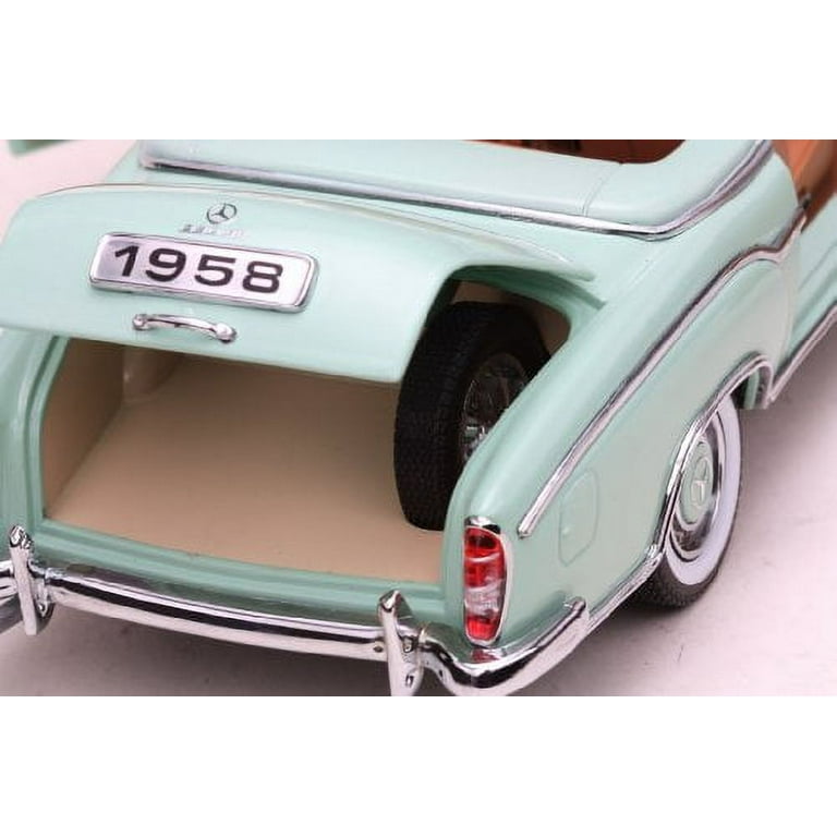 European collectibles 1958 Mercedes-Benz 220se cabriolet,green