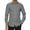 Gray, variant on Men's Wrinkle Free Dress Shirts Regular Fit Button Down Collar Solid Shirts Formal Business Casual Long Sleeve Shirts,Red L