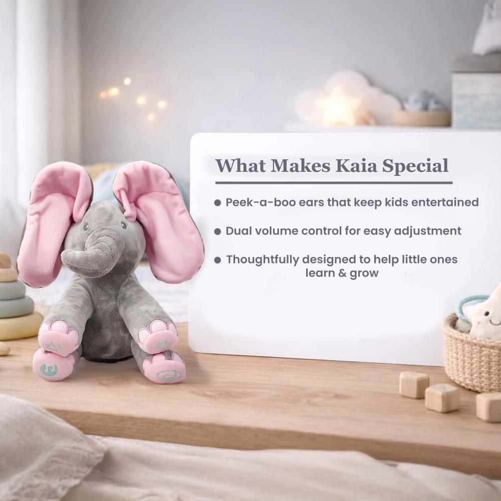 Dimple Kaia the Elephant Interactive Plush Toy photo 8