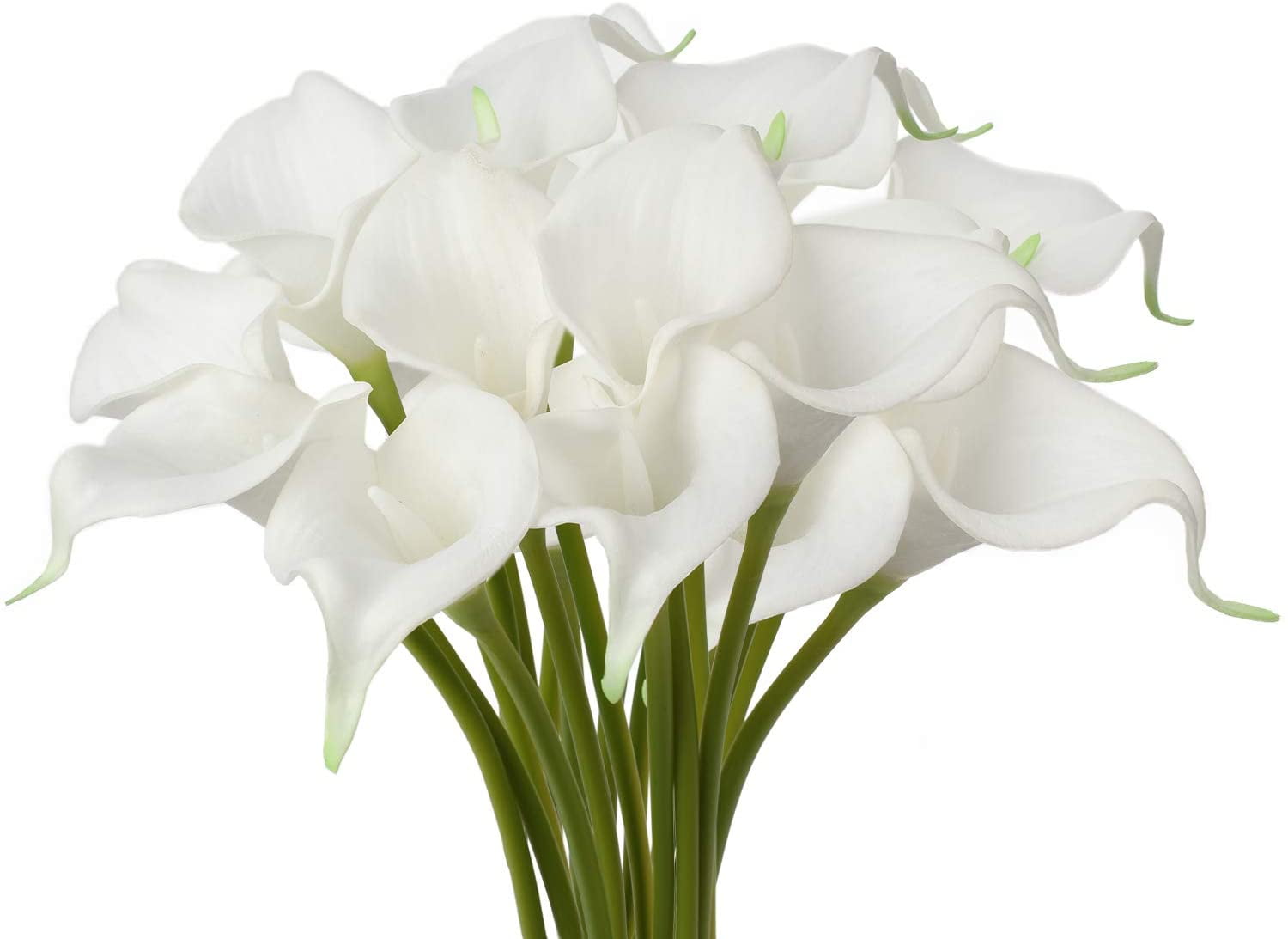 20 Pcs Artificial Flowers Calla Lily Real Touch 14" Faux Flower