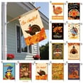 thumbnail image 4 of Coofit Autumn Flag Turkey Vertical Decorative House Flag Garden Flag for Thanksgiving, 4 of 10