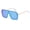 Blue Mirror, variant on OWL Oversized Sunglasses for Women Men UV400 Lens Flat Mirror Top Rimless Eyewear