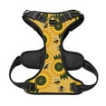 thumbnail image 5 of Naloa Bees and Sunflowers Pet Harness Vest with Traction Rope, Adjustable No-Choke Dog Vest for Outdoor, Walking - Medium, 5 of 9