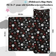 thumbnail image 5 of Paw Prints and Bones Toddler Nap Mats for Kids Preschool,Sleeping Mat Bag or Kids,Toddler Sleeping Bag,Toddler Nap Mat or Daycare, 5 of 6
