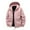 Pink, variant on Iugvhana Men's Hooded Softshell Jacket Zip Up Casual Waterproof Windbreaker Lightweight Loose Outdoor Hiking Cycling Jackets Pink L