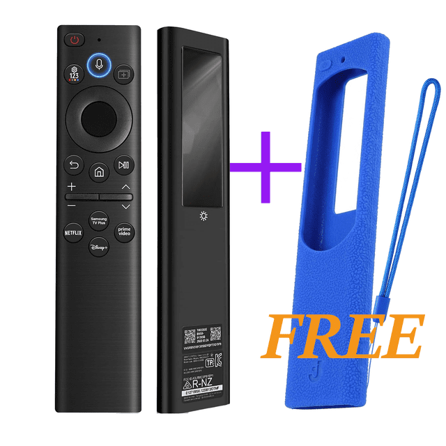 Solar Voice Remote for Samsung Frame TV with Silicone Case Samsung universal remote for smart TV Solar Powered Self-Charging TV Remote Control