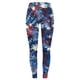 thumbnail image 3 of Gibobby Pantalones de yoga Leggings deportivos estampados del 4 de julio para mujer Pantalones de yoga(Azul,M), 3 of 5