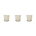 thumbnail image 1 of Monstrate Maceta Sala de estar Dormitorio Balcón Maceta Maceta de hierbas Contenedor suculento con bandeja Beige / Bandeja 21cm16cm13cm Type1 NO1, 1 of 6