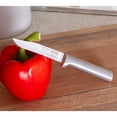 thumbnail image 4 of Rada Cutlery Serrated Paring Knife, Stainless Steel Spear Tip Parer Knives for Saw-Cutting Action, Solid Aluminum Handle, 4 of 7