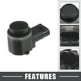 thumbnail image 3 of Sensor de Asistencia de Estacionamiento Inverso Unique Bargains para Parachoques de Automóvil No.3C0919275P para Audi Q7 2007 2008 Plástico Negro, 3 of 7