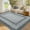 Gray, variant on GlowSol 2'x6' Runner Rug Modern Braided Print Runner Rug Washable Non Slip Low Pile Runners for Kitchen Hallway Laundry, Brown