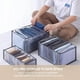 thumbnail image 2 of Wardrobe Clothes Organizer, 7 Grids Washable Portable Mesh Separation Storage Box Foldable Closet Drawer Organizer For Underwear, Socks, Scarves, ,t-, 2 of 5