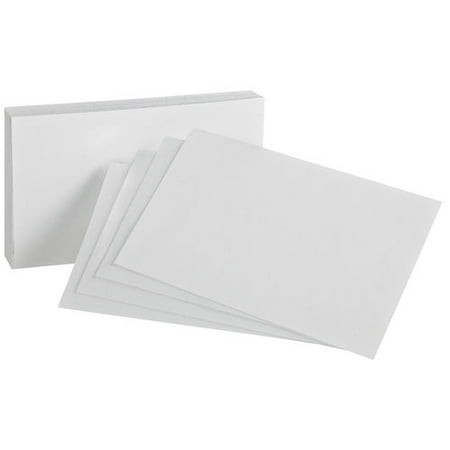 Blank Index Cards, 4x6, 100ct - Walmart.com