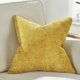thumbnail image 2 of Paquete de 2 fundas de almohada beige de 18 x 18 pulgadas, fundas de cojín de chenilla suave para sofá, fundas de cojín de color sólido, decoración del hogar para sofá de primavera, sala de estar, 2 of 5