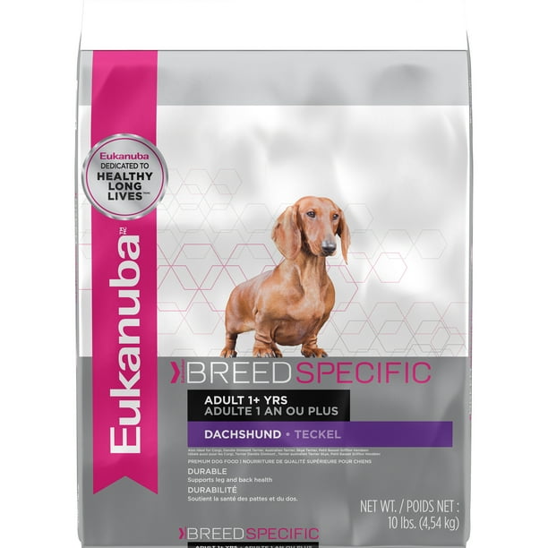 Eukanuba Breed Specific Dachshund Nutrition Dry Dog Food, 10 lb