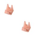 thumbnail image 2 of Destyer Support de Couvercle de Pot Autocollante Sans Perçage Support de Couvercle de Pot Antidérapant Supports de Rangement Ménager Rose 2ensemble, 2 of 6