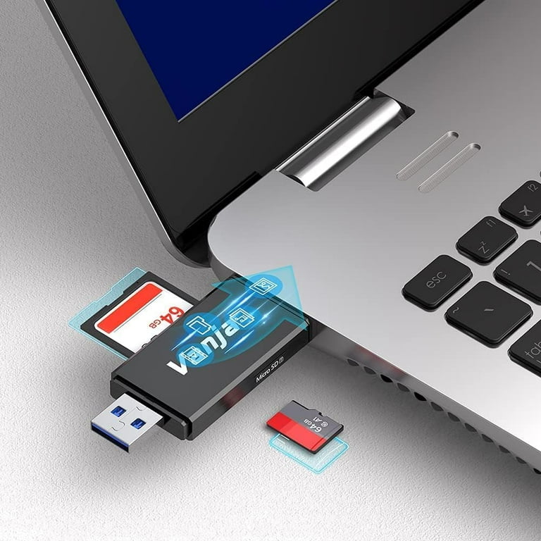 Vanja USB C SD Card Reader USB 3.0, Micro SD Card Adapter