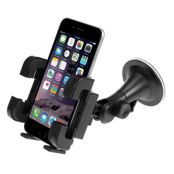 Windshield Car Mount for iPhone 11/Pro/Max - Holder Glass Cradle Rotating Dock Suction Stand Q1Y