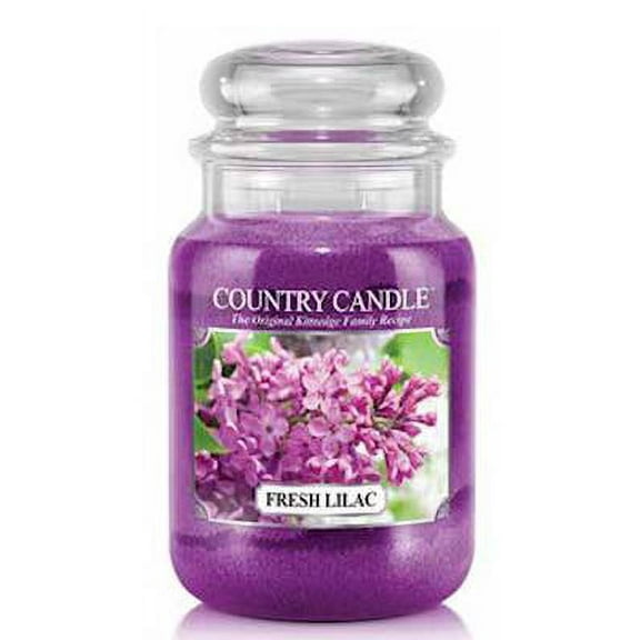 FRESH LILAC Country Candle Large 23oz 2-Wick Scented Jar Candle