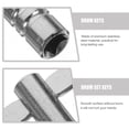 thumbnail image 2 of CTIRCHIU 6 Pcs Clés de Tambour en Acier Inoxydable pour Réglage de Tambour et Outil de Réglage Professionnel, 2 of 4