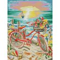 thumbnail image 1 of Juego completo de bordado con cuentas de 14 quilates, costura de bicicleta de playa, decoración artesanal de algodón DIY Hugtrwg Para estrenar, 1 of 9