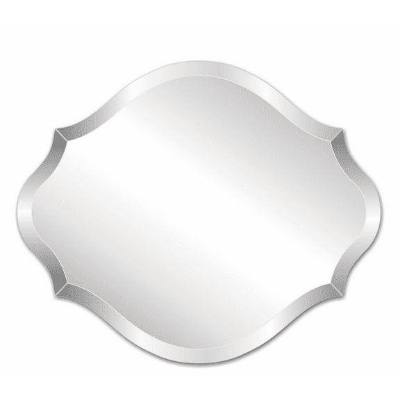 Pro Safe Glass Frameless 24" x 36" Traditional Mirror