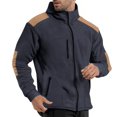 thumbnail image 1 of pstuiky Camisas de invierno de manga larga para hombre, Camisa informal de manga larga con cuello alto y cremallera en la muñeca para hombre Tops casuales para hombres xxxl, 1 of 8