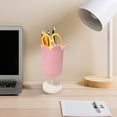 thumbnail image 5 of Yoloke Plastic Tulip Pen Holder Cute Pens Cup for Desk Pen Brush Organizer Office Stationery Supplies Home Decor Desk Supplies Holders and Dispensers, 5 of 5