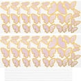 thumbnail image 1 of Miangastore Butterfly Cake Decorations Purple Paper 10Set 7.5X6.7X0.4In, 1 of 8