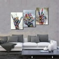 thumbnail image 4 of Graffiti Wall Art Sports Poster Football, Basketball, Baseball Wall Decor for Gym & Boys Room Built-in Lightweight Urban Sports Themed Artwork（Only canvas）, 4 of 6