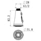 thumbnail image 2 of Wosthever Cocina extraíble funciones de mano 61002 galvanoplastia Suministros de limpieza para el hogar No.08, 2 of 6