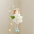 thumbnail image 3 of Spring Fairy Statue Flower Fairy Hanging Flower Fairy Statue Fairy Garden Decorations Suitable For Indoor And Outdoor Fairy Garden Accessories Home Decoration Hanging Pig for Car Rocking Ornament, 3 of 3