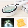 thumbnail image 4 of Yeacher Handheld Magnifier Magnifying Glass Lens 30X with 12 LED Light for Reading Inspection Jewellery Hobbies Crafts, 4 of 8