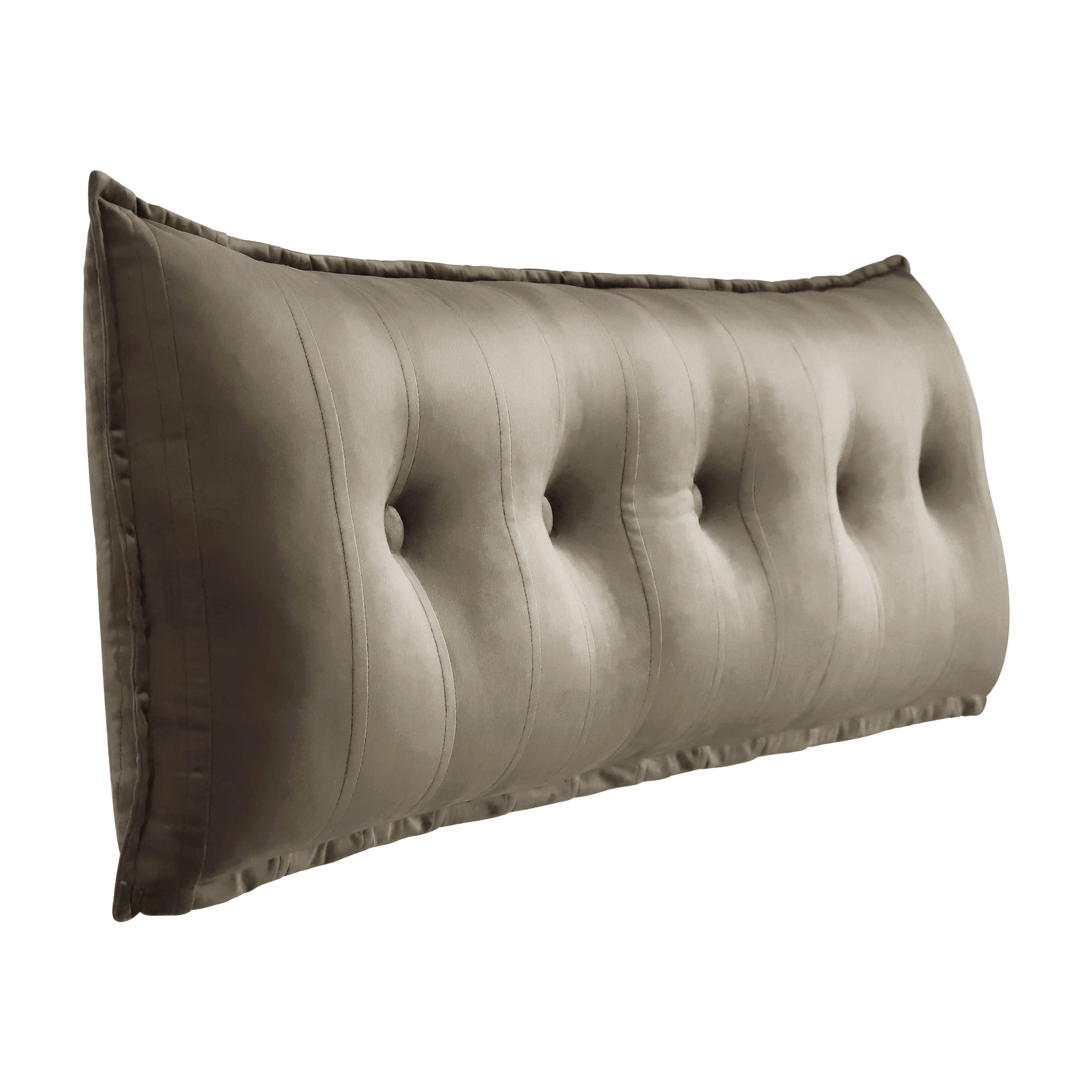 VESCOVO Washable Korean Large Backrest 180cm King Size Bed Cushion Long  Reading Pillow