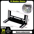 thumbnail image 2 of Memory Overclocking Cooling Bracket Water Cooling Support 8cm/9cm/12cm Fan Assistant RAM Module Cooling Holder DIY White, 2 of 6