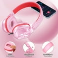 thumbnail image 6 of Seenda Kids Headphones, Wired Headphones for Kids On-Ear with Microphone, Foldable Stereo Tangle-Free Headphones for Girls Boys School Travel, 6 of 6