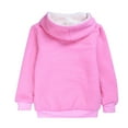 thumbnail image 4 of Hoodies Kids Pink Full Zipper Hoodie Casual Long Sleeve Hoodies Winter Clothes 6-7 Years Old Boy Clothes Boys Girls Fashion, 4 of 5