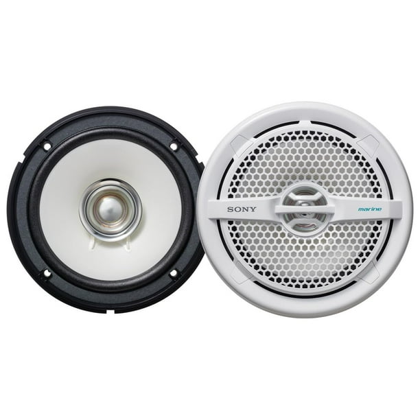 Altavoces de audio marino Sony con certificación Marine Use de 6.5 pulgadas, blancos