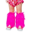 thumbnail image 1 of Diconna Girl's Faux Fur Leg Warmers Solid Color Soft Cozy Fuzzy Boot Cuff Cover Party Costumes, 1 of 5