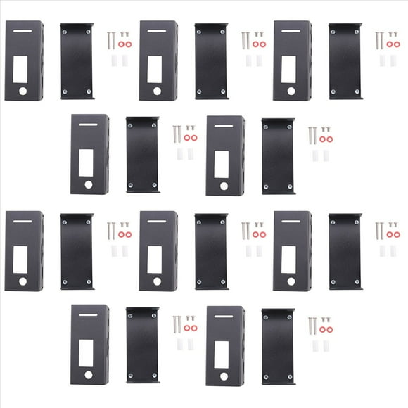 10X Caja de Aleación de Aluminio para Tablero Rainsun de Expansión de Hotspot Estación de Radio Wifi MóDem de Voz W Negro