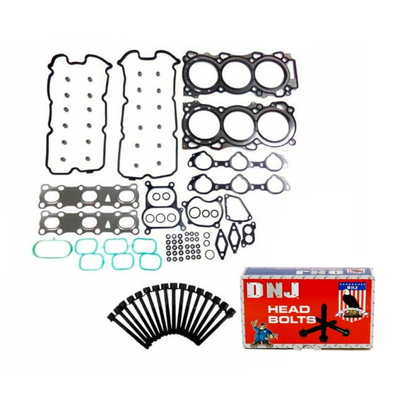 DNJ HGB648 Cylinder Head Gasket Set Fits Cars & Trucks 05-21 Nissan Suzuki 4.0L DOHC 24V