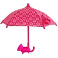 thumbnail image 1 of Paraguas con ventosa para teléfono, protector solar antirreflejo, soporte con ventosa ajustable (rosa y rojo), 1 of 5