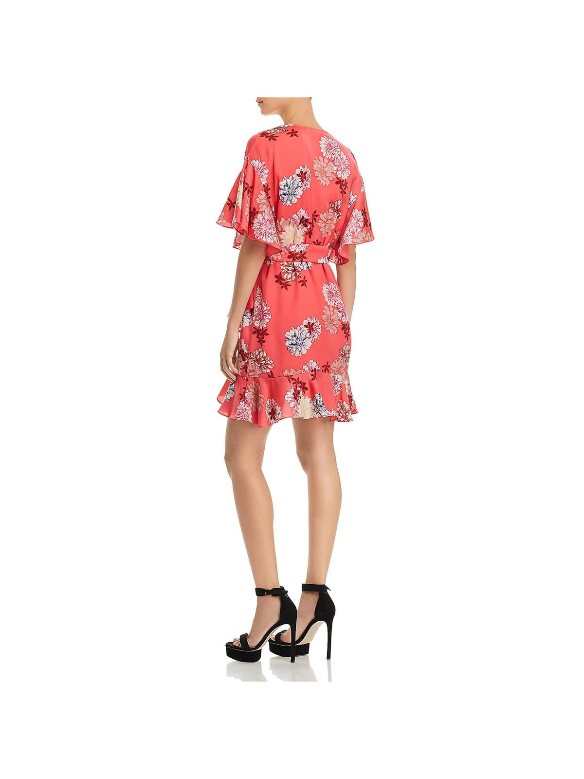 womens mini wrap dress
