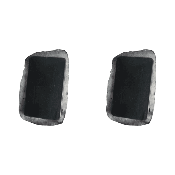 Hide-A-Spare-Key Fake Rock Caja almacenamiento seguridad para esconder llaves imitación (tapa) negra