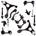 thumbnail image 3 of ECCPP Control Arm Kit 2006-2011 for Honda Civic - Upper Control Arms Inner Tie Rod Ends Lower Ball Joints Outer Tie Rod Ends Front Rear Sway Bar End Links, 3 of 9